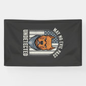 Patriottische Pitbull Waakhond Spandoek (Horizontaal)