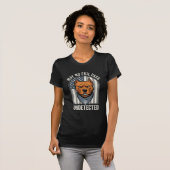 Patriottische Pitbull Waakhond T-shirt (Voorkant volledig)