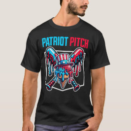 Patriottische Pitch T-shirt
