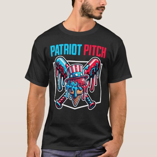 Patriottische Pitch T-shirt (Voorkant)