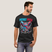 Patriottische Pitch T-shirt (Voorkant volledig)