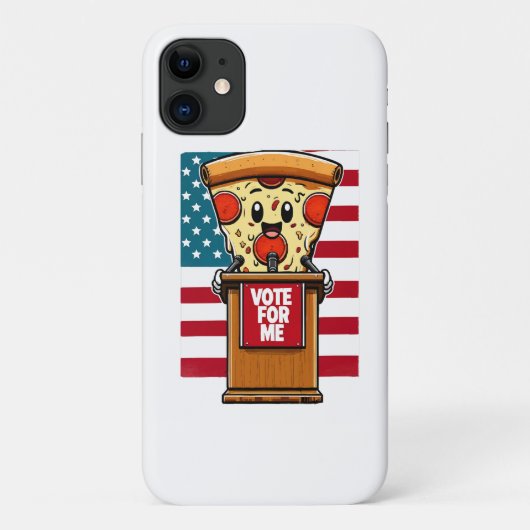patriottische pizza stem op mij Case-Mate iPhone case (Achterkant)
