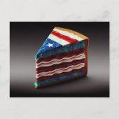 Patriottische plak cake! briefkaart (Voorkant)