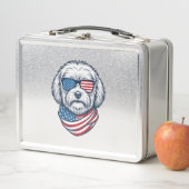 Patriottische pluizige hond vectorillustratie_1 (In situ)