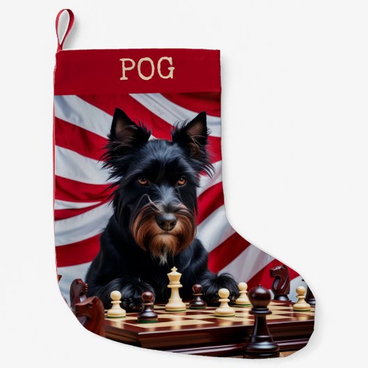 Patriottische Pog Kleine Kerstsok (Voorkant)
