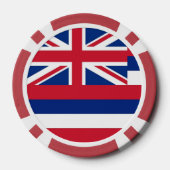 Patriottische poker chips met vlag van Hawaï (Achterkant)