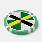 Patriottische poker chips met vlag van Monterey (Enkel)