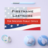 Patriottische politieke campagne Flyer, middelgroo Flyer (Enkel)