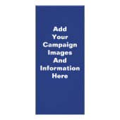 Patriottische politieke campagne reclamekaart (Achterkant)