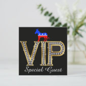 Patriottische Politieke Democraat Uitnodiging - SR (Staand voorkant)