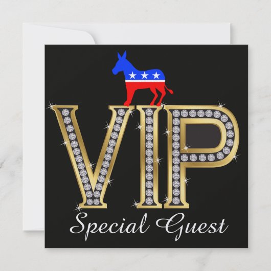 Patriottische Politieke Democraat Uitnodiging - SR (Voorkant)