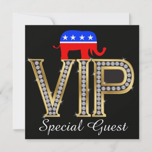 Patriottische Politieke Republikeinse Uitnodiging (Voorkant)