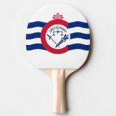 Patriottische pongpeddel met vlag van Cincinnati Tafeltennisbatje (Achterkant)