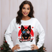 Patriottische Pooch Passion - Valentijn’s Day Hond T-shirt