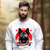 Patriottische Pooch Passion - Valentijn’s Day Hond T-shirt