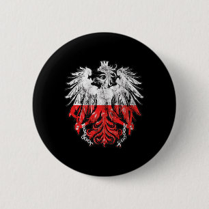 Patriottische Poolse erfgoed wortels Polen Adelaar Ronde Button 5,7 Cm