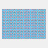 Patriottische PopArt Swirl zonnebril Inpakpapier Vel (Voorkant 3)