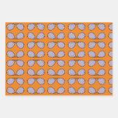 Patriottische PopArt Swirl zonnebril Inpakpapier Vel (Voorkant 2)