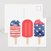 Patriottische populatie briefkaart (Voorkant / Achterkant)