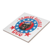 Patriottische Portugese waterhond Tegeltje (Zijkant)