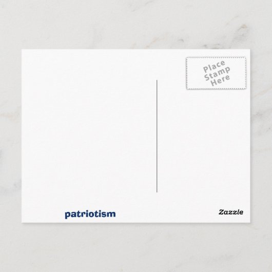 Patriottische postkaart (Achterkant)