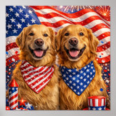 Patriottische print, waarde poster papier (halfgla (Voorkant)