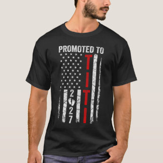 Patriottische promotie naar Titi 2027 Eerste keer T-shirt