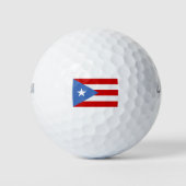 Patriottische, Puerto Ricaanse vlag Golfballen (Voorkant)