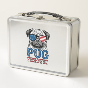 Patriottische Pug Vintage Gravure Shirt Ontwerp_1