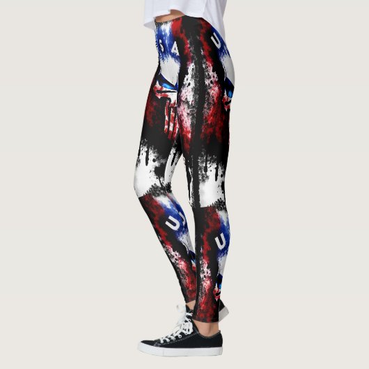 Patriottische Punisher (VS) Leggings (Links)
