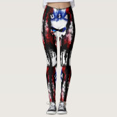 Patriottische Punisher (VS) Leggings (Voorkant)
