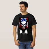 Patriottische Punisher (VS) T-shirt (Voorkant volledig)