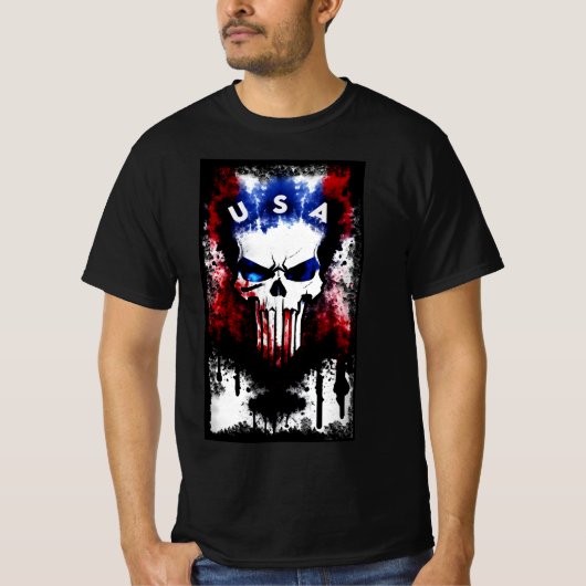 Patriottische Punisher (VS) T-shirt (Voorkant)