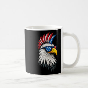 Patriottische Punk Rock White Head Eagle Amerikaan Koffiemok