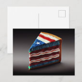 Patriottische punt cake! briefkaart (Voorkant / Achterkant)