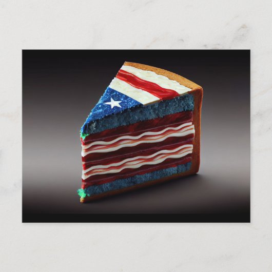 Patriottische punt cake! briefkaart (Voorkant)