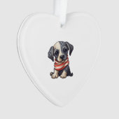 Patriottische Pup - Stijl 11 Ornament (voorkant)