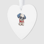 Patriottische Pup - Stijl 13 Ornament (voorkant)