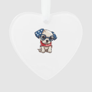 Patriottische Pup - Stijl 13 Ornament