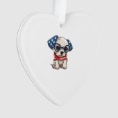 Patriottische Pup - Stijl 13 Ornament (voorkant)