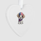 Patriottische Pup - Stijl 14 Ornament (voorkant)