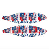 Patriottische pup vieren 4 juli Onafhankelijkheids Basketbal (Panelen)