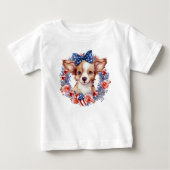 Patriottische Puppy 4 juli Verenigde Staten Onafha (Voorkant)