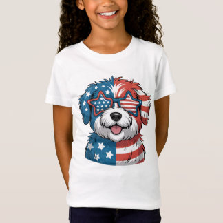 Patriottische Puppy T-shirt