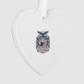 Patriottische Puzzel Liefhebber Vector Grafische T Ornament (voorkant)