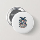 Patriottische Puzzel Liefhebber Vector Grafische T Ronde Button 5,7 Cm (Voorkant /achterkant)