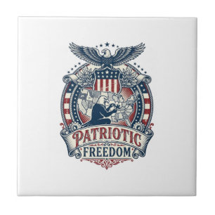 Patriottische Puzzel Liefhebber Vector Grafische T Tegeltje
