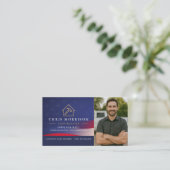 Patriottische QR-code foto voor aannemers Visitekaartje (Staand voorkant)