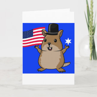 Patriottische Quokka Kaart