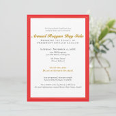 Patriottische Reagan Day Gala Fundraiser Republike Kaart (Staand voorkant)